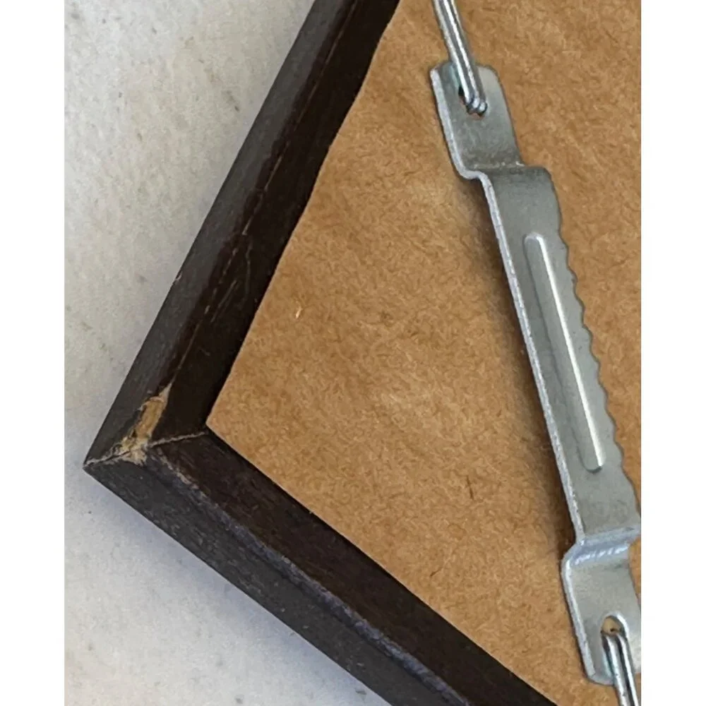 Set of 2 VINTAGE Home Interiors & Gifts Framed Glass Mirrors 8.5